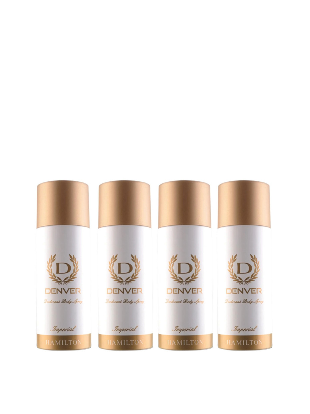 Denver Men Set of 4 Imperial Nano Body Deodorant Spray - 50 ml each