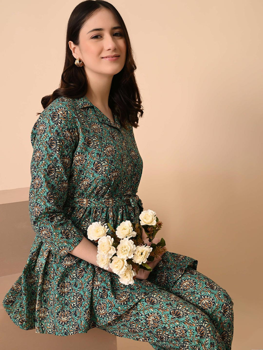 Ao Services Women Printed Co-Ord Set