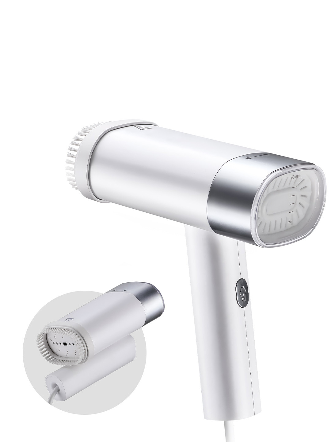 Warmex Home Appliances White Stainless Steel Temperature Control Garment Steamer-1200W