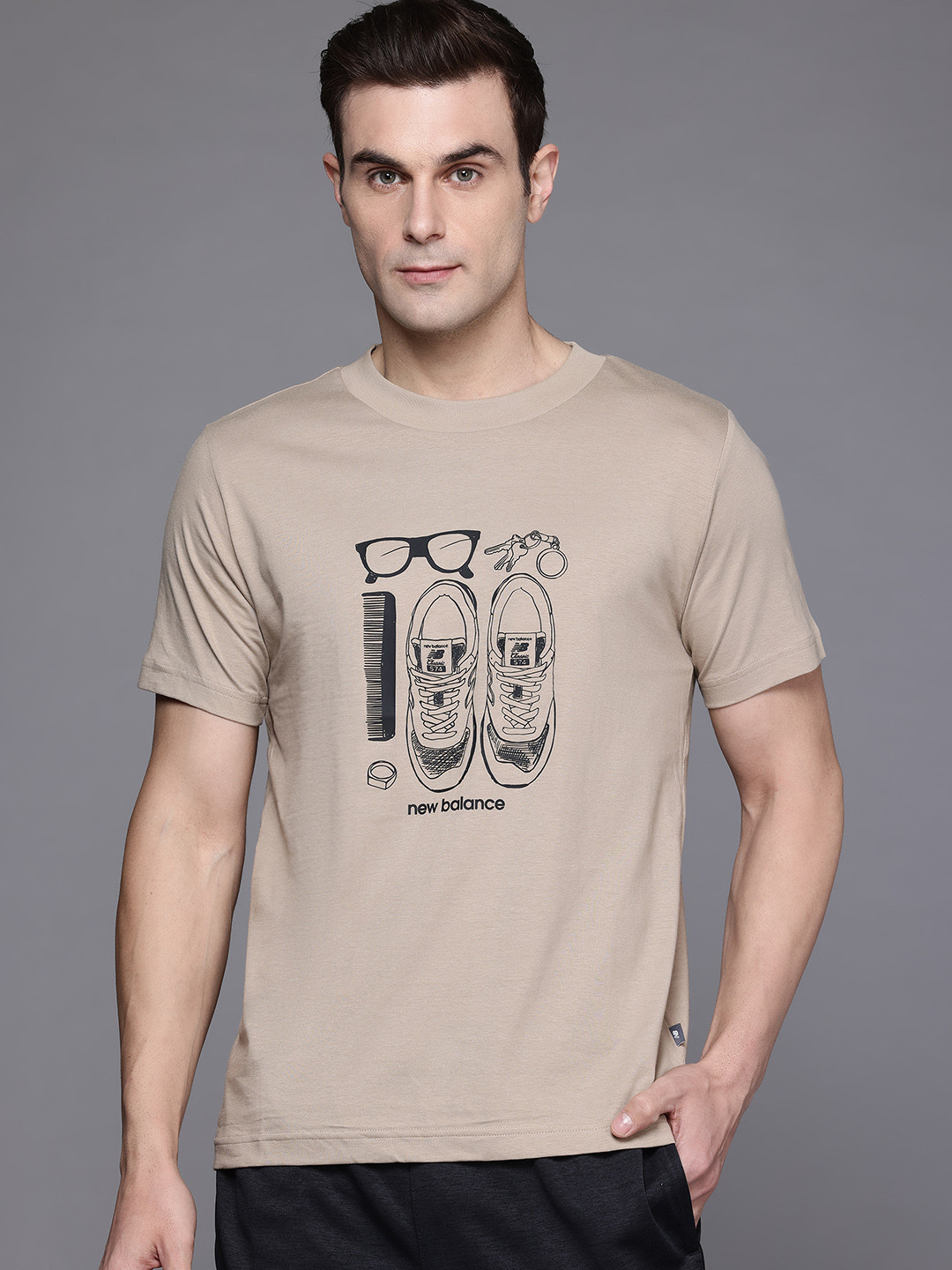 New Balance Men Sport Essentials Graphic Pure Cotton T-shirt