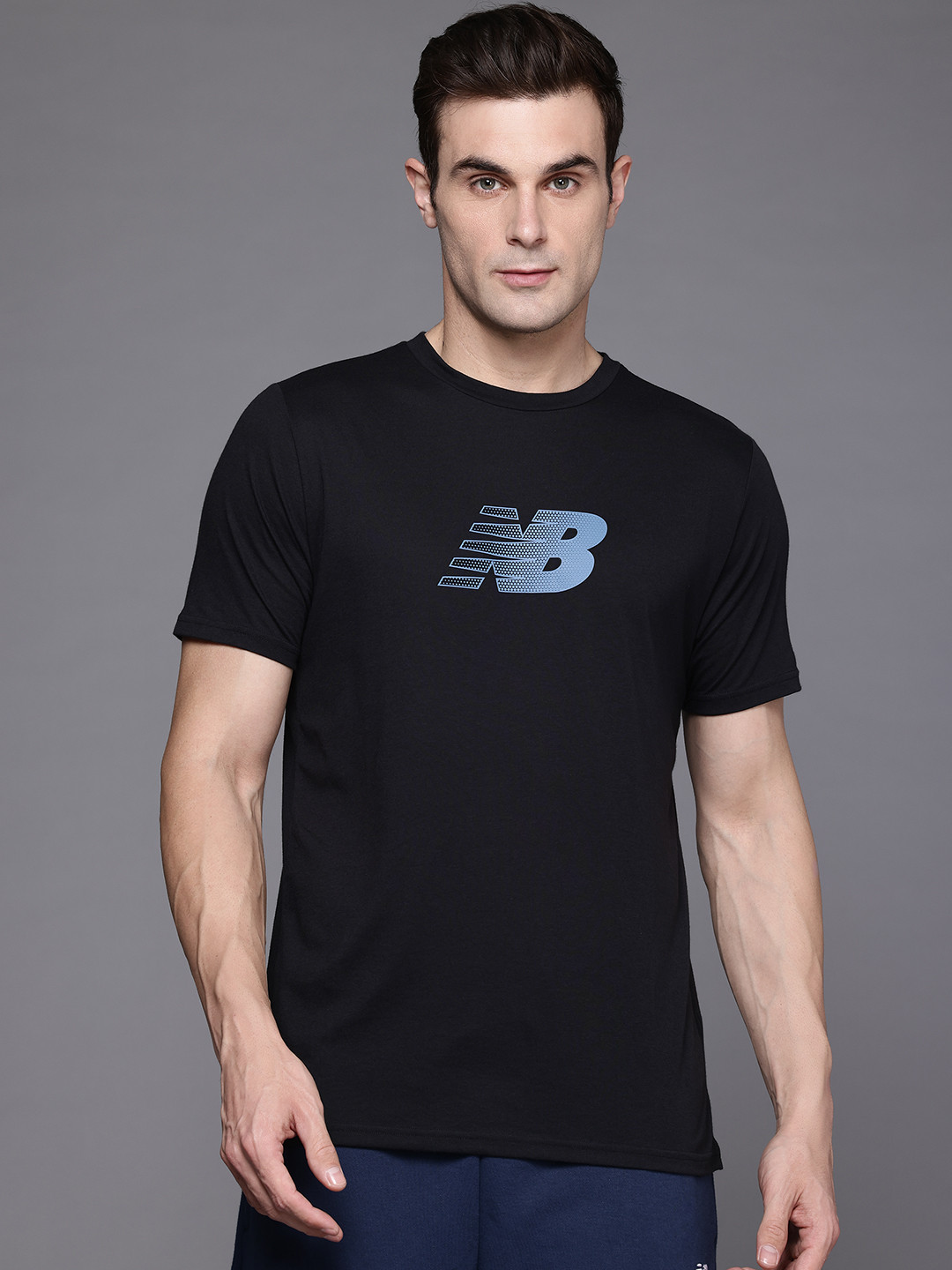 New Balance Men Lightweight Jersey Graphic Printed T-shirt