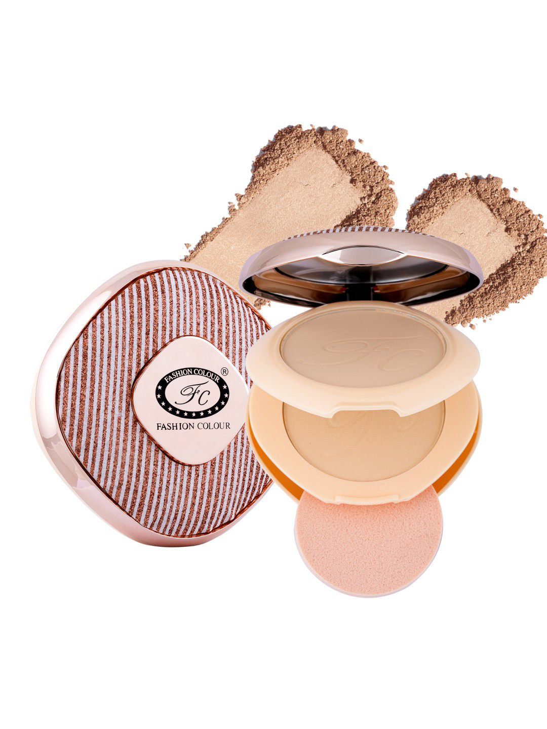 Fashion Colour 2 - In - 1 Smooth Compact Powder - 20 g Shade- 03