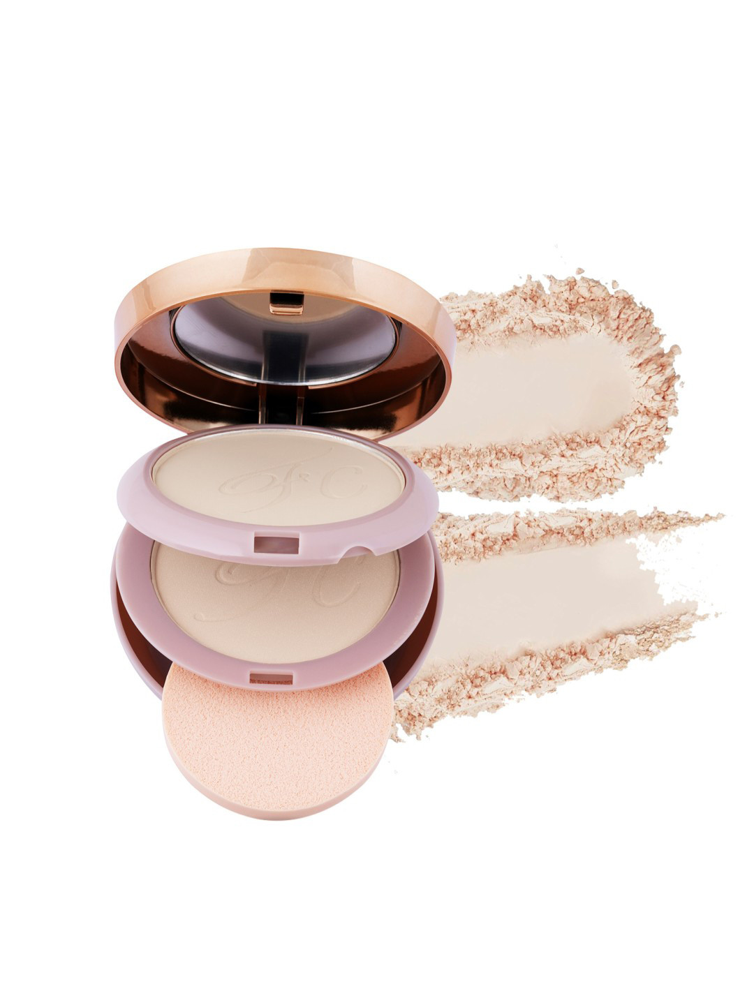 Fashion Colour 2-In-1 HD Photography Finish Compact Powder - 20g Shade- 01