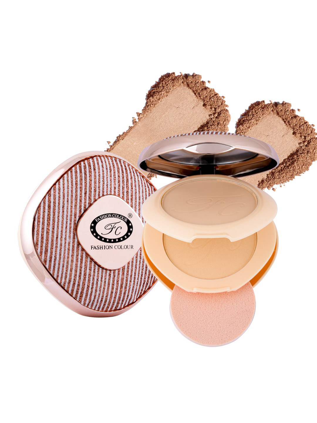 Fashion Colour 2-In-1 Smooth Compact Powder- 20 g Shade 02