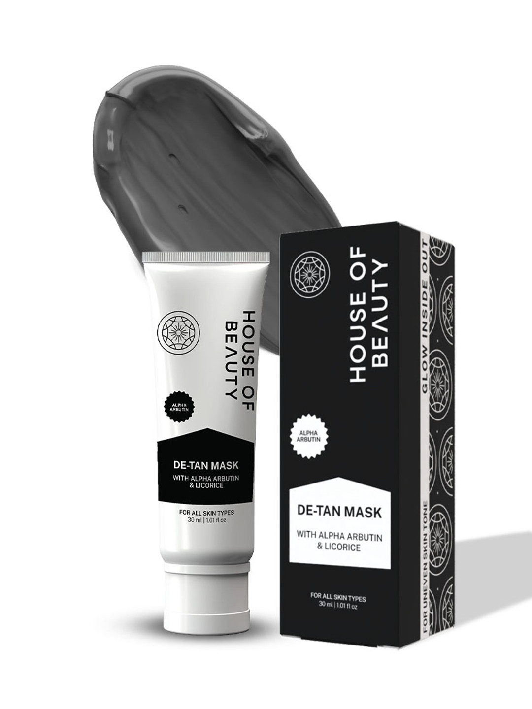 House of Beauty De-Tan Mask With Alpha Arbutin & Licorice - 30 ml