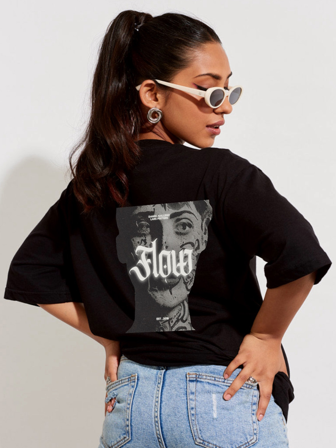 TheBTclub Men Flow Round neck XXS Printed Round Neck Cotton T-shirt