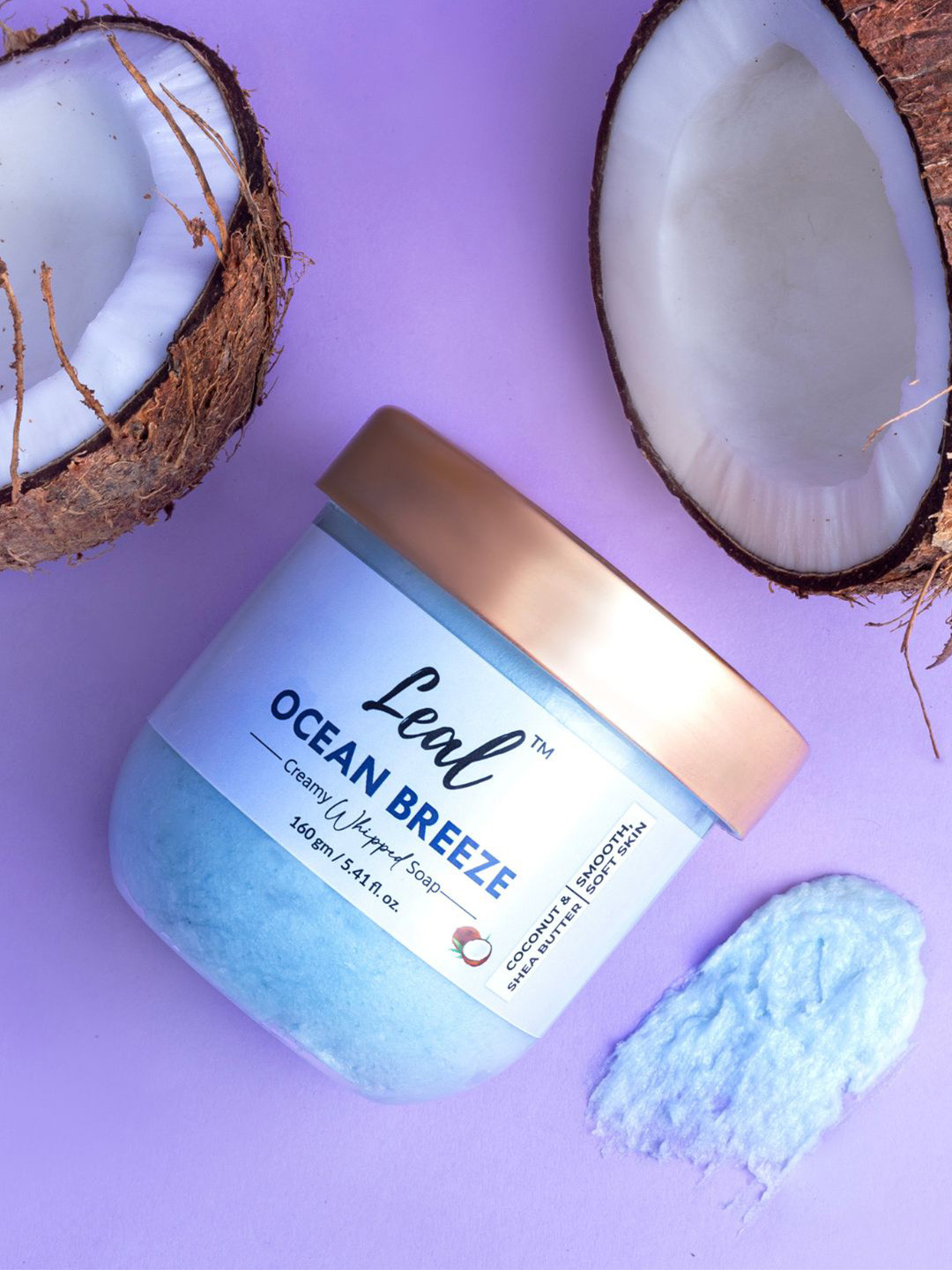 Leal Cosmetics Ocean Breeze Whipped Soap - 160 g
