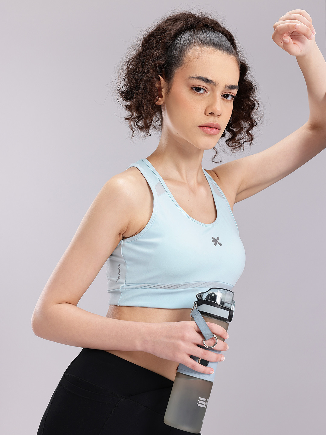 HRX by Hrithik Roshan Full Coverage Lightly Padded Rapid-Dry Running Bra KR4103_03_C