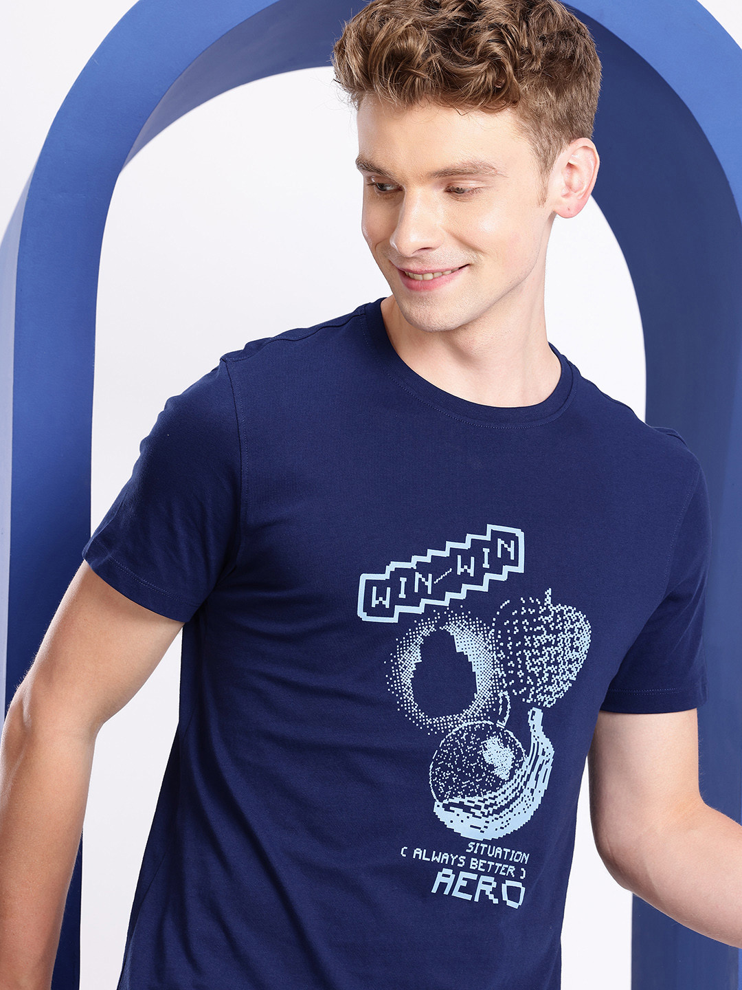 Aeropostale Pure Cotton Graphic Printed T-shirt