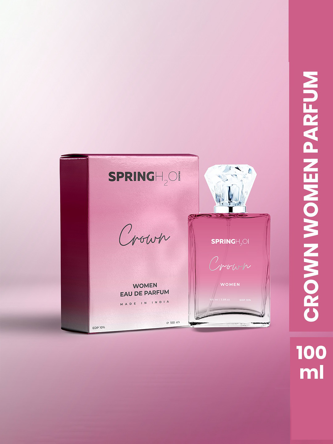 Spring H2O Women Crown Long Lasting Eau De Parfum - 100 ml