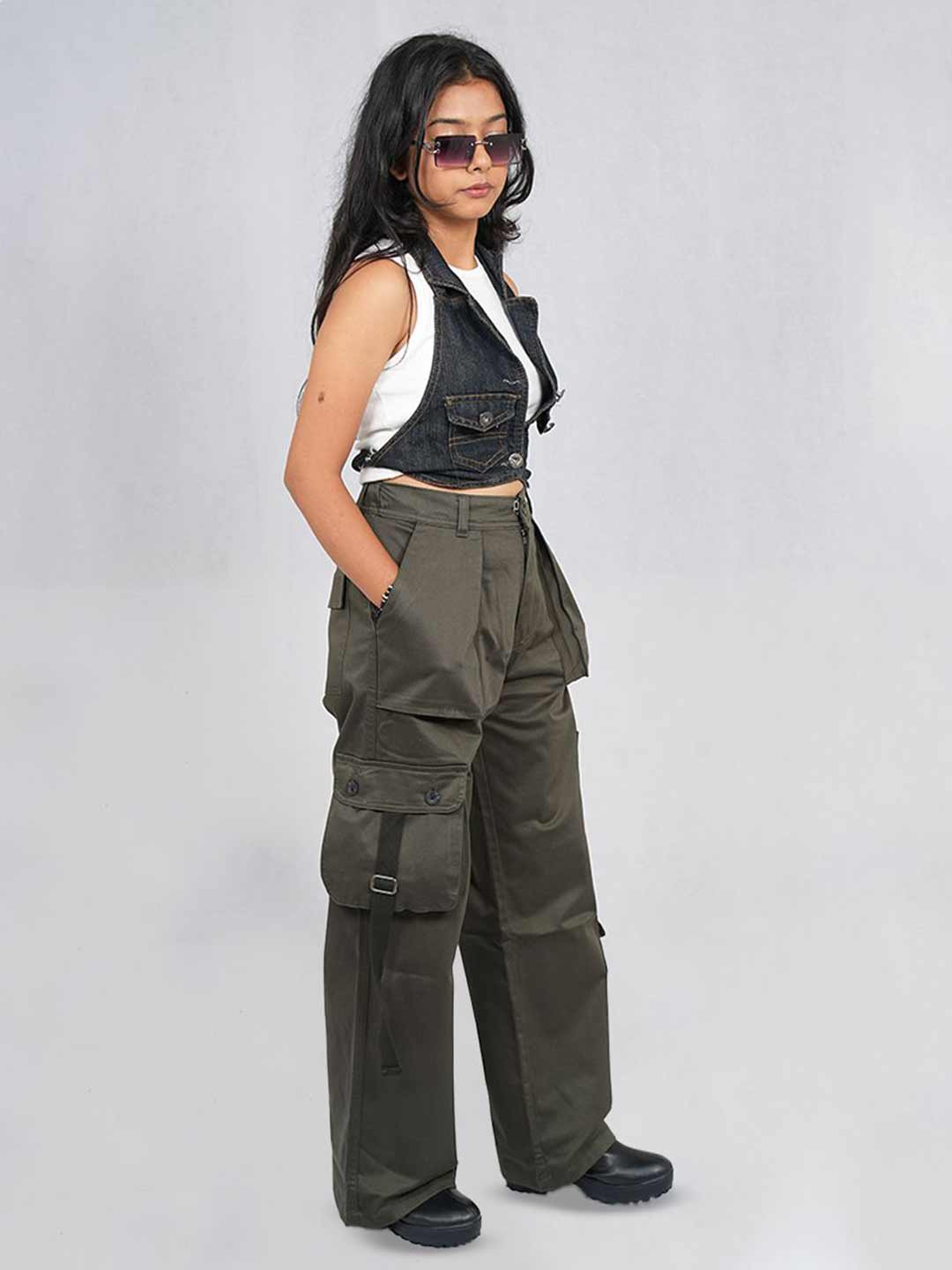 THE NOMHERD Men Relaxed Loose Fit High-Rise Joggers Trousers