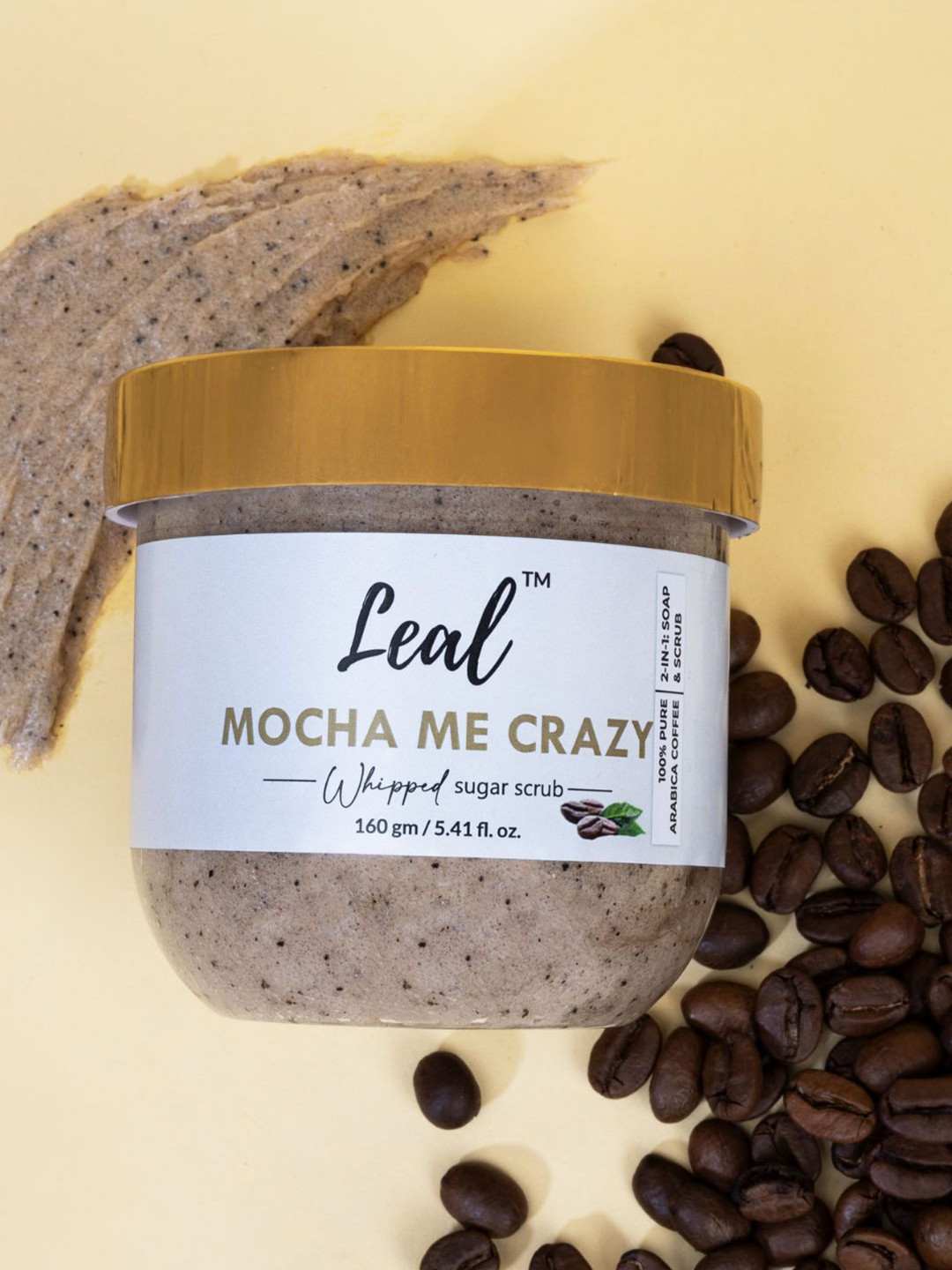Leal Cosmetics Mocha Me Crazy Coffee Sugar Scrub- 200 g