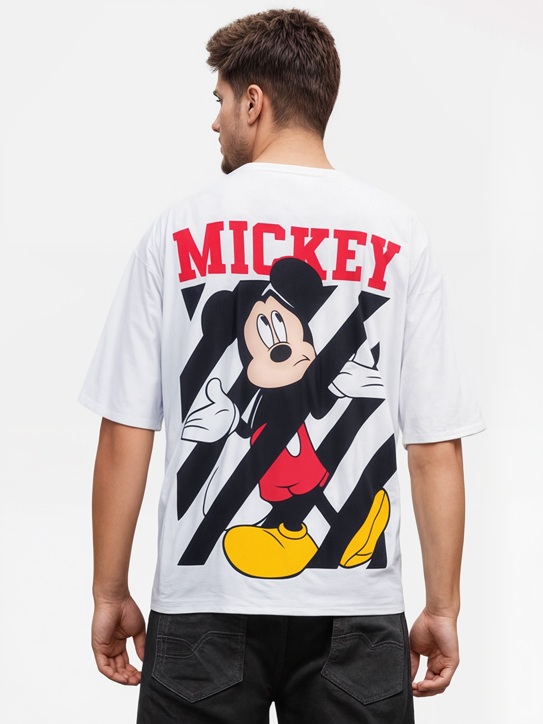 Mickey & Donald Graphic Oversized T-shirt