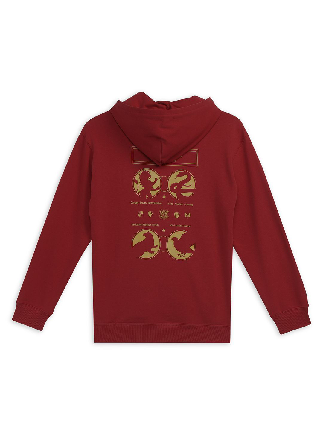 PUMA x Harry Potter Boys Printed Cotton Relaxed Fit Hoodie