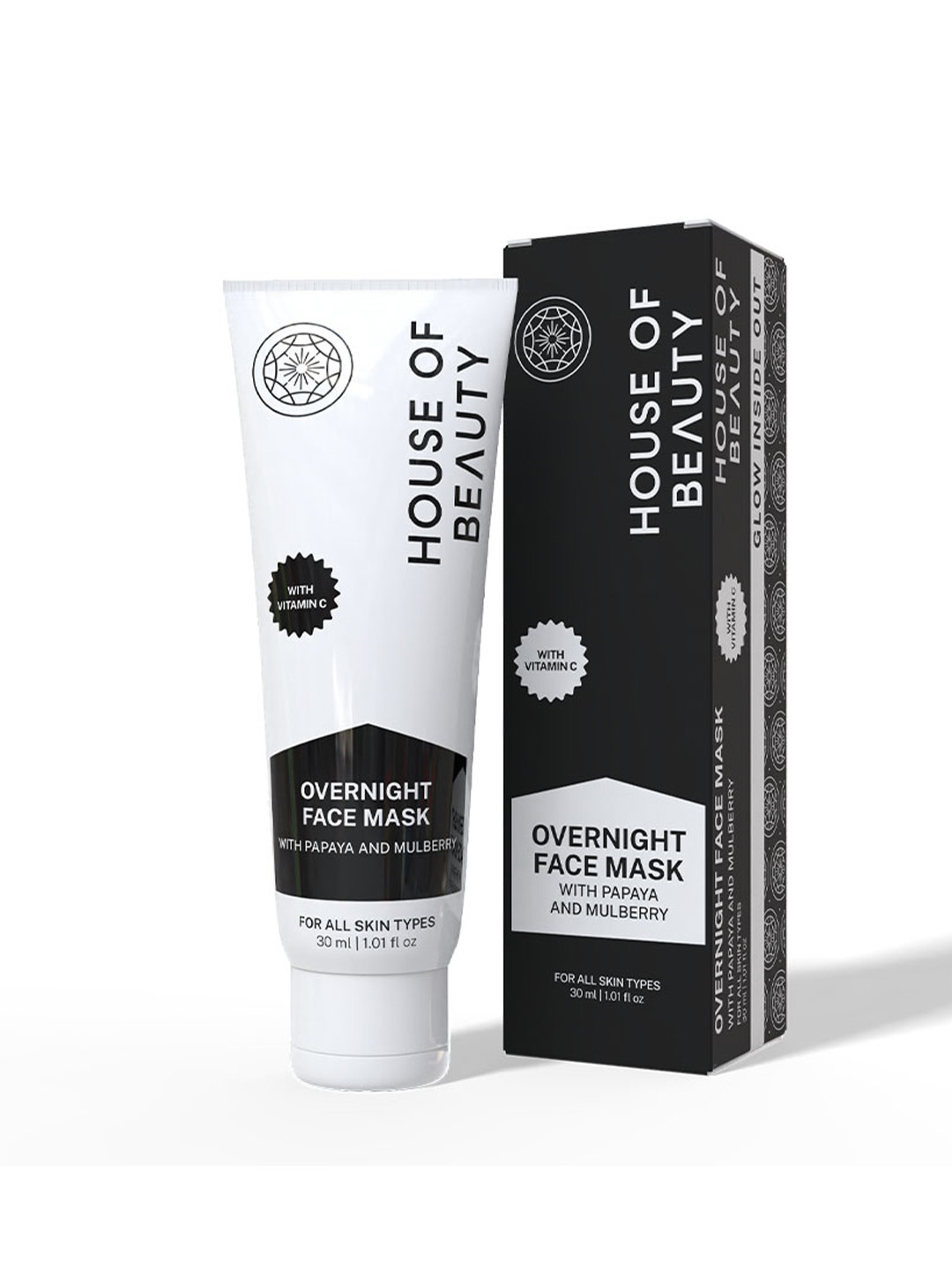 House of Beauty Overnight Face Mask With Papaya & Mulberry - 30 ml