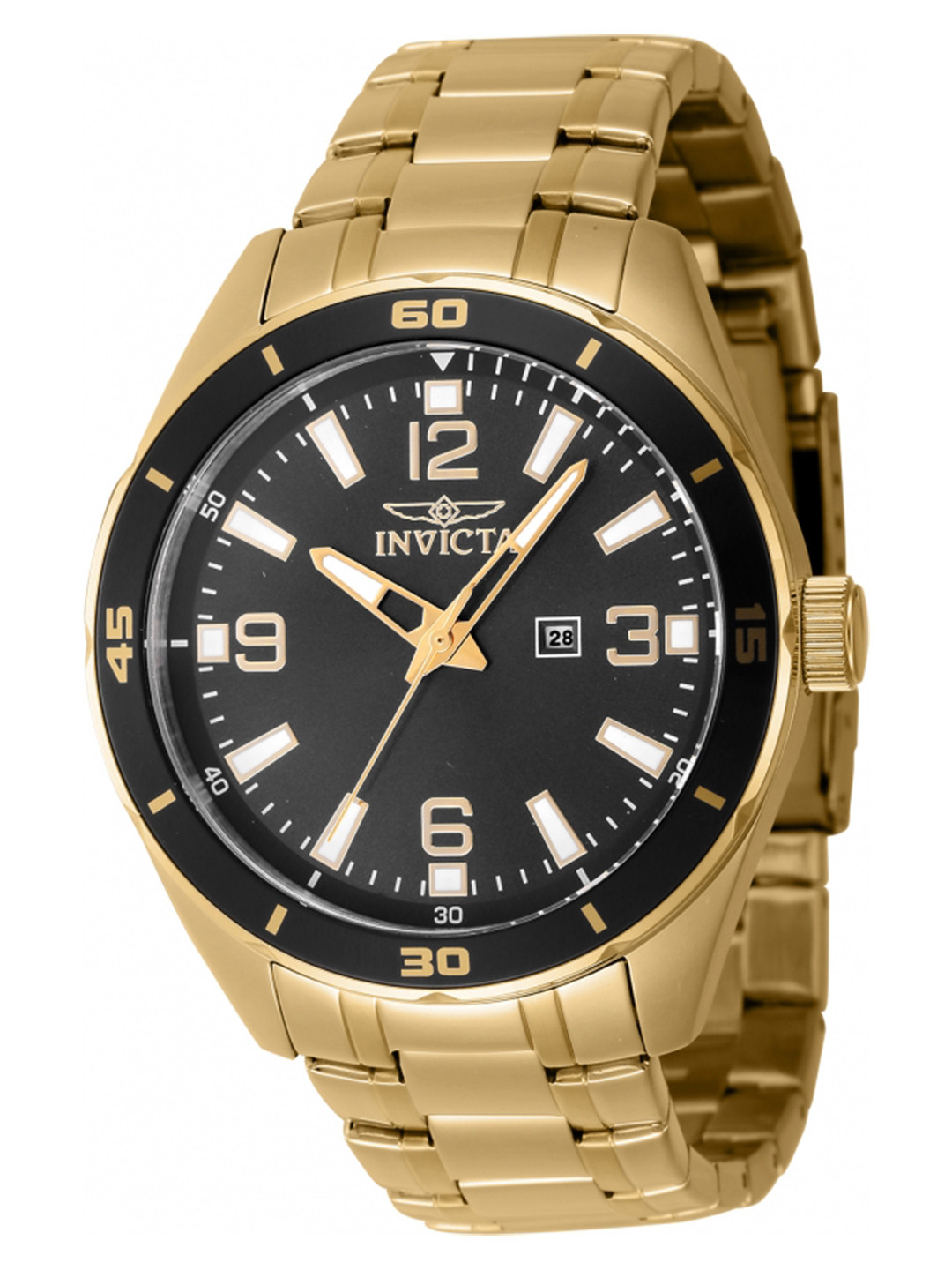 Invicta Men Dial & Stainless Steel Bracelet Style Straps Analogue Watch 46673