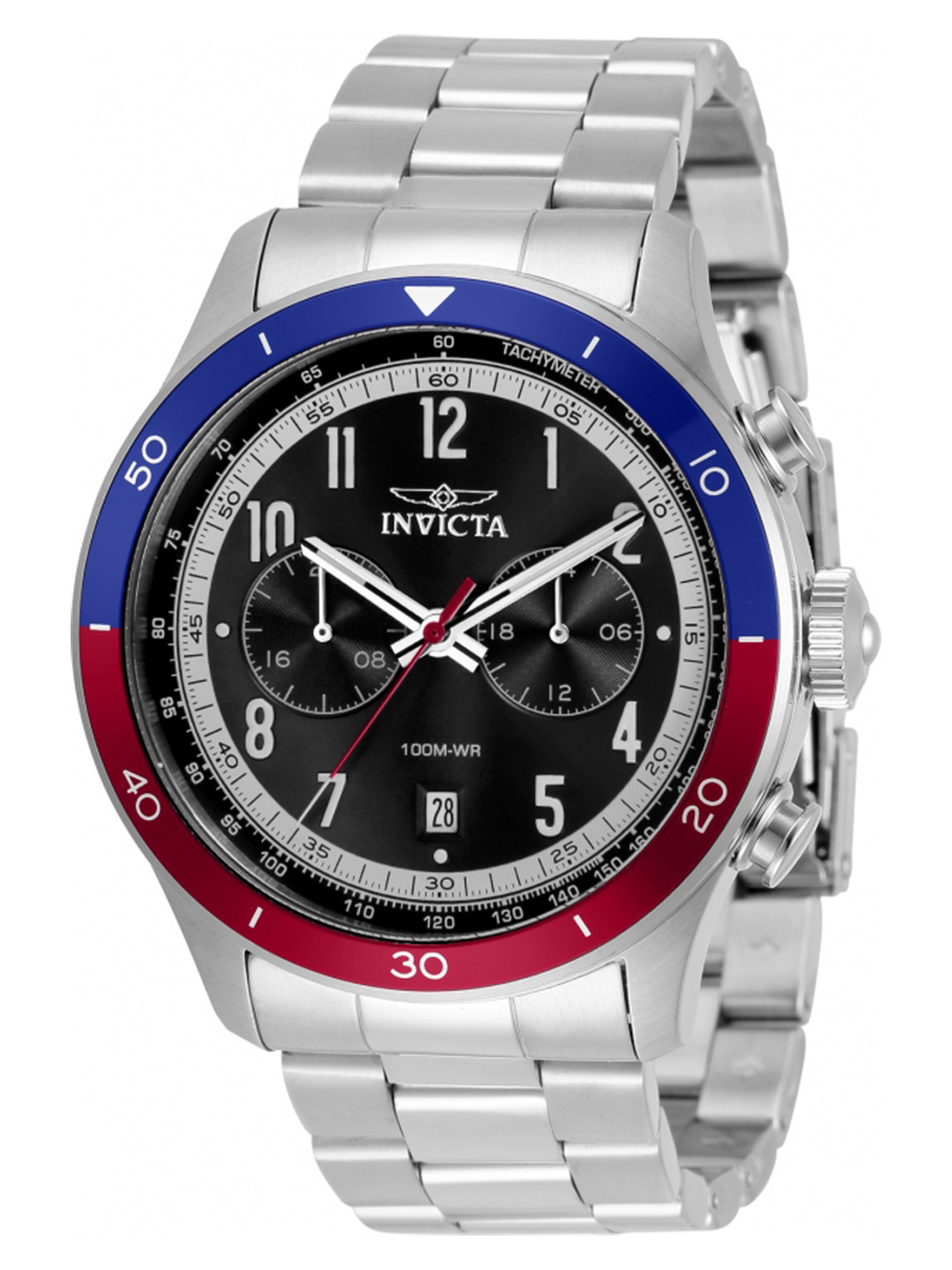 Invicta Men Dial & Stainless Steel Bracelet Style Straps Analogue Watch 33964