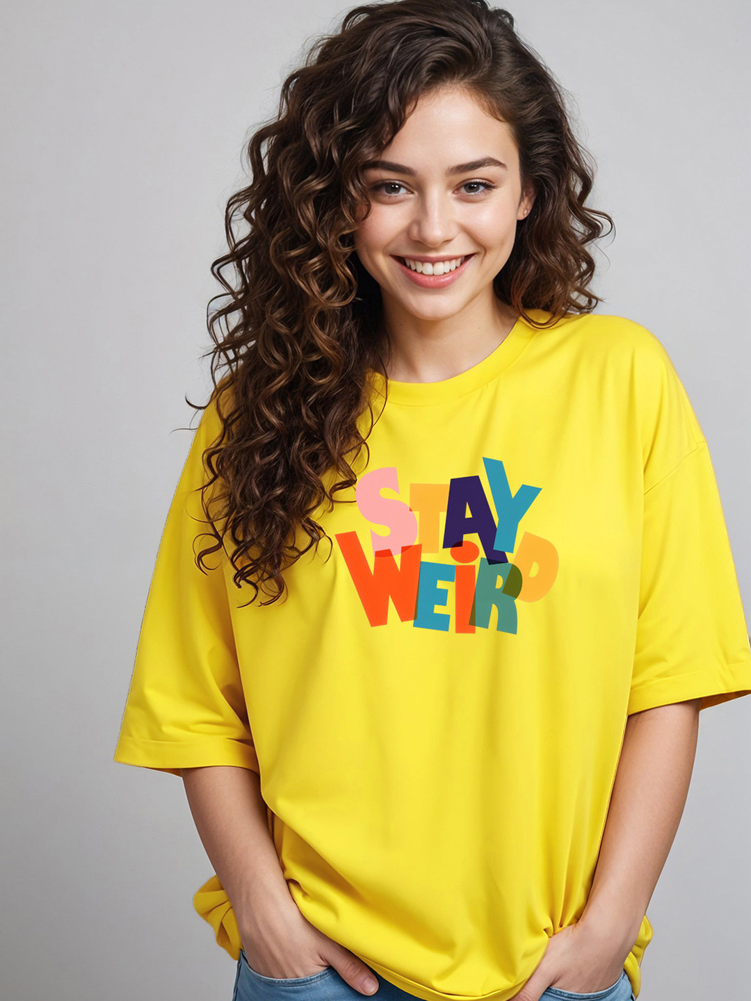 SMARTEES Women Printed Applique T-shirt