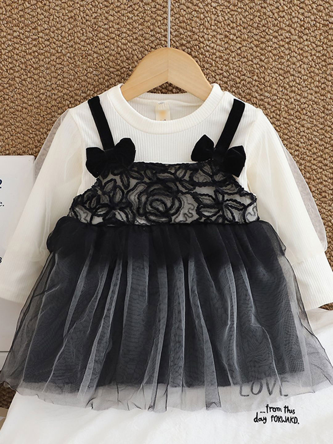 YK Girls Gathered A-Line Dress