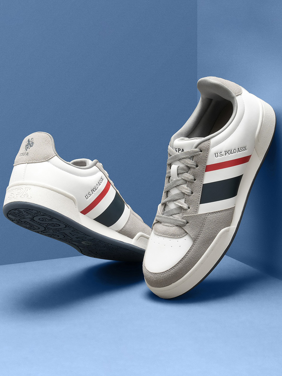 U.S. Polo Assn. Men Roger Colourblocked Sneakers