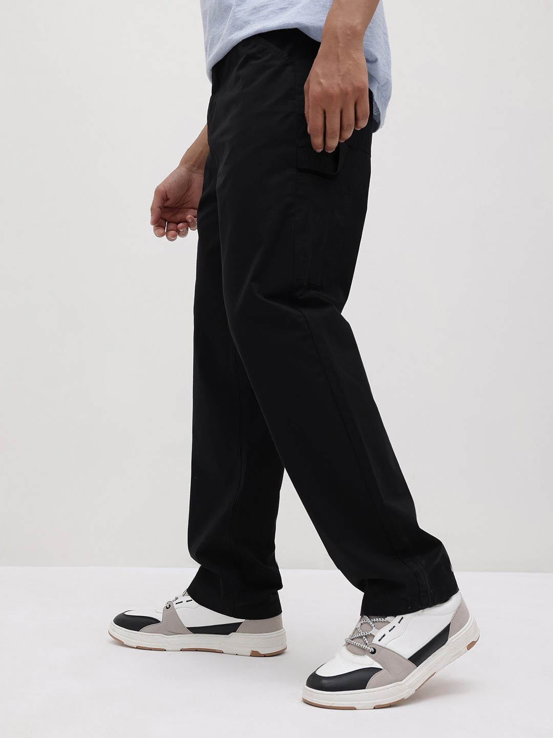 The Roaster Life Co. Men Straight Fit Carpenter Trousers