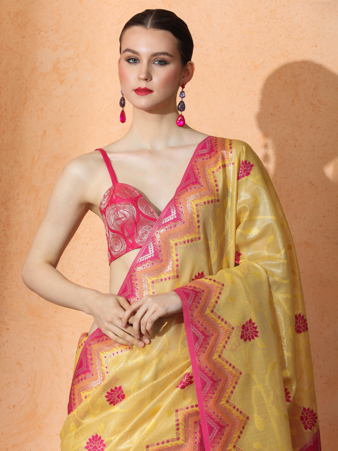 SARHA Woven Design Banarasi Saree
