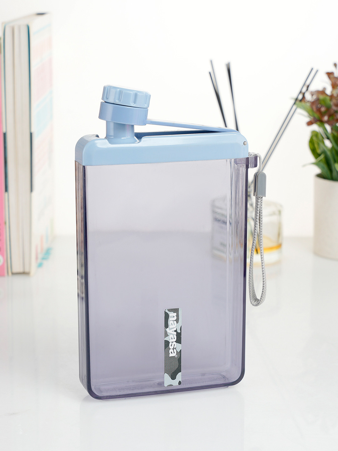 Nayasa Zelda Blue BPA Free and Leakproof Water Bottle - 450 ML