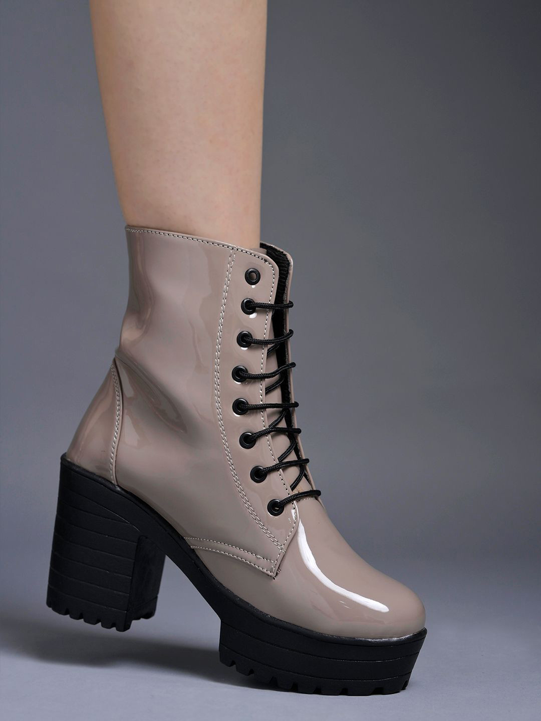 Shoetopia Girls Block Regular Boots