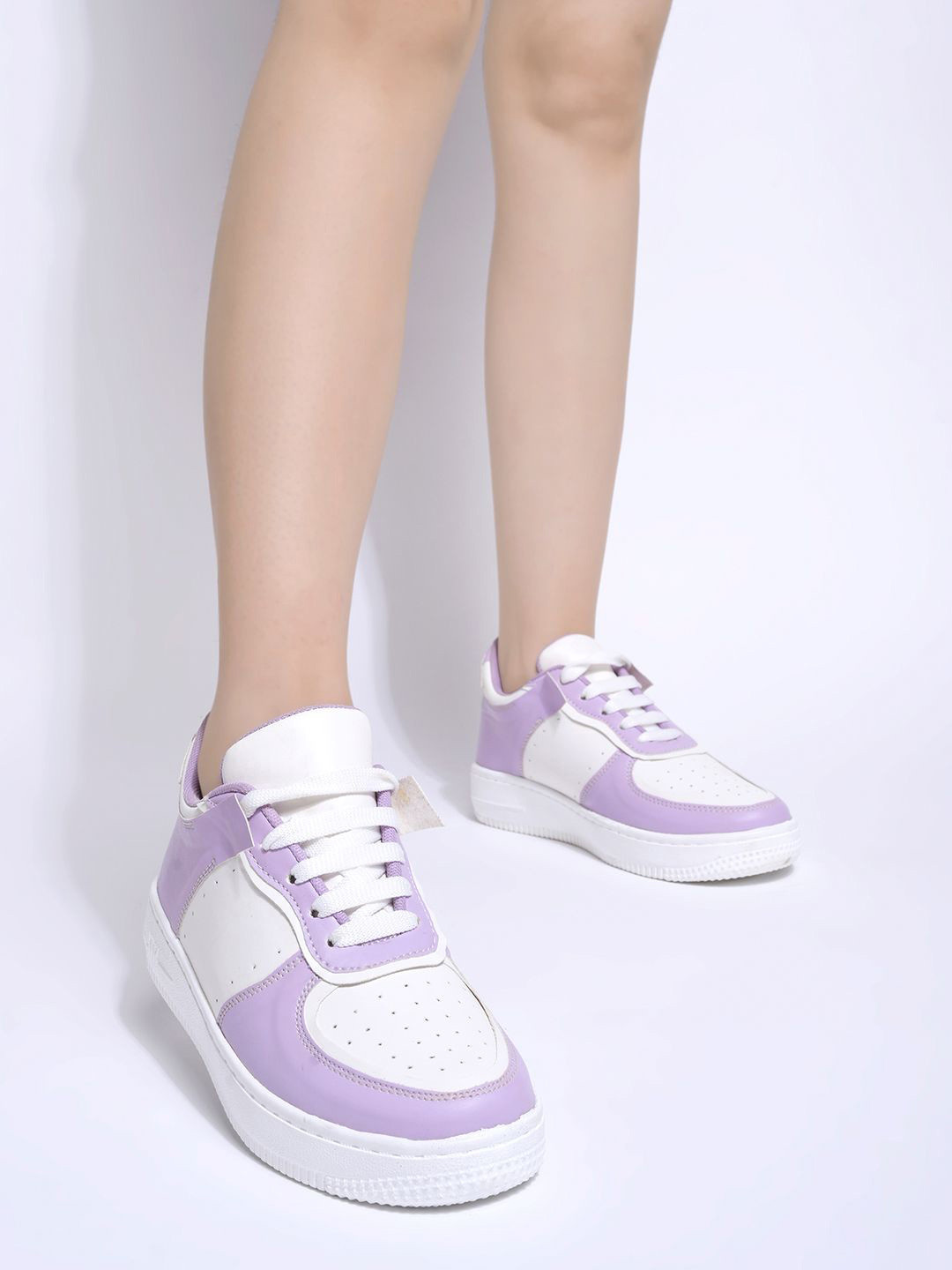 Shoetopia Girls Sneakers Polo-Purple