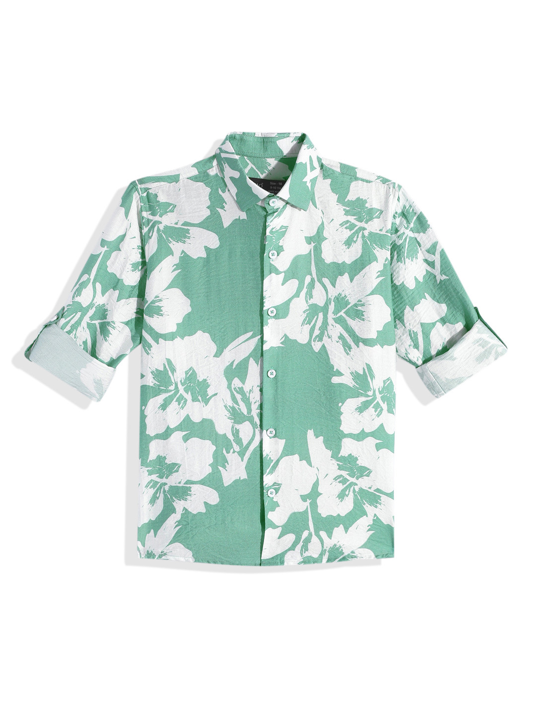 CAVIO Boys Comfort Floral Printed Pure Cotton Casual Shirt
