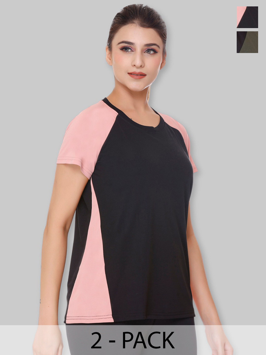 White Moon Women 2 Pockets T-shirt