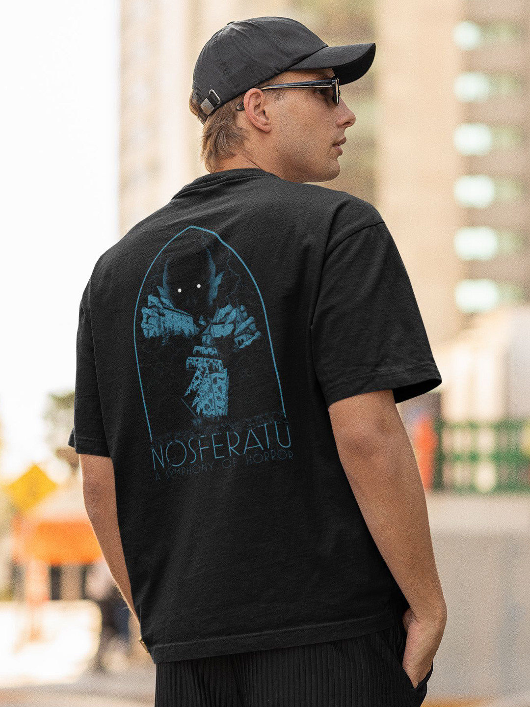 TheBTclub Men Stmphony Of Horror Oversized T-Shirt