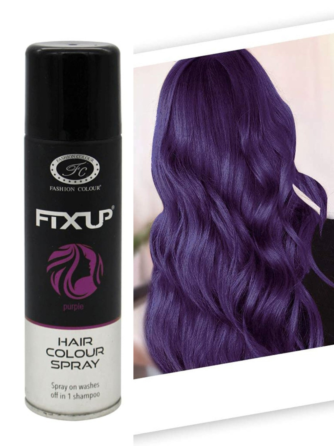 Fashion Colour Hair Colour Spray - Purple - 150 ml
