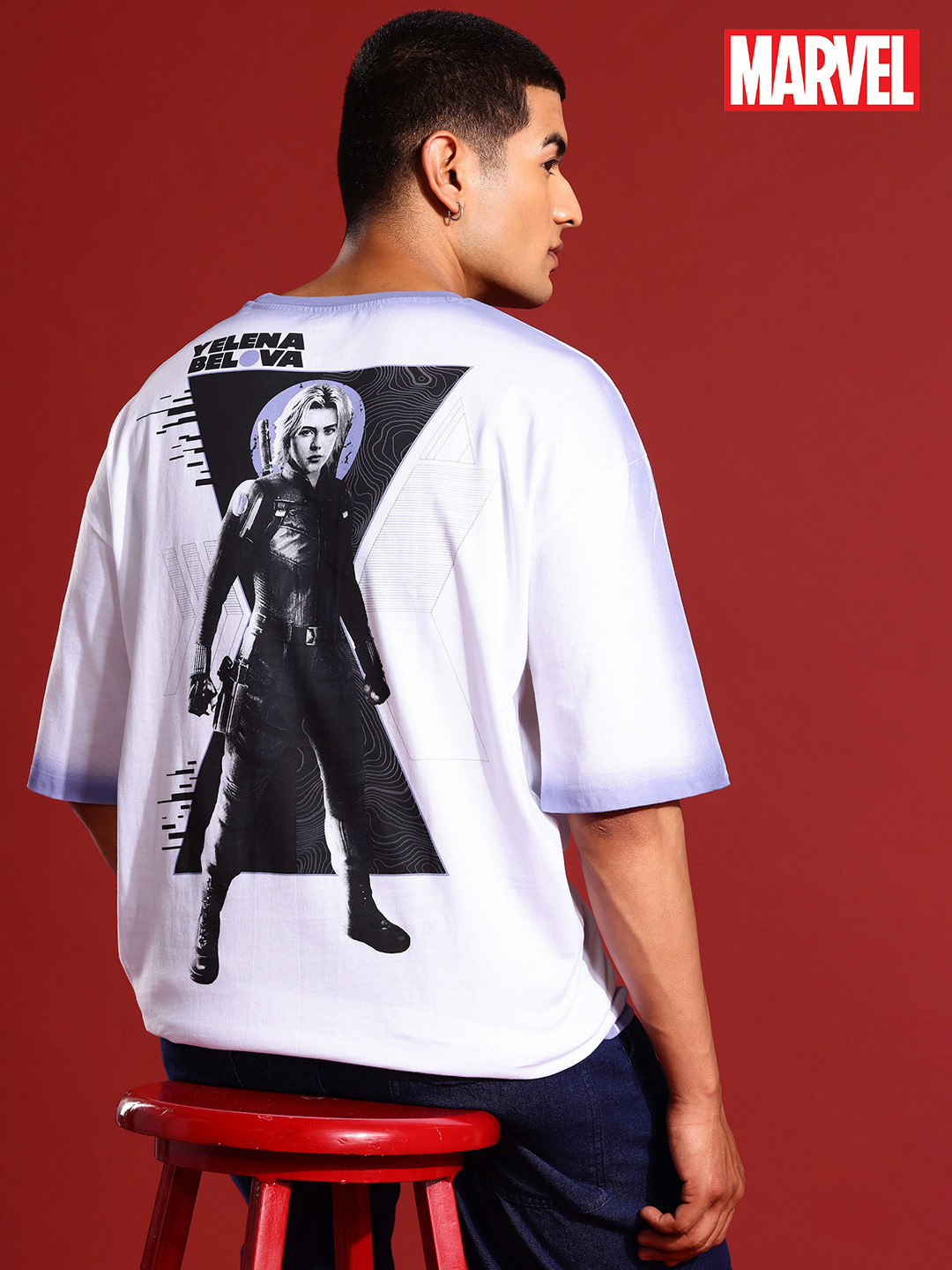 MARVEL STREET Marvel Graphic Print Oversized T-shirt