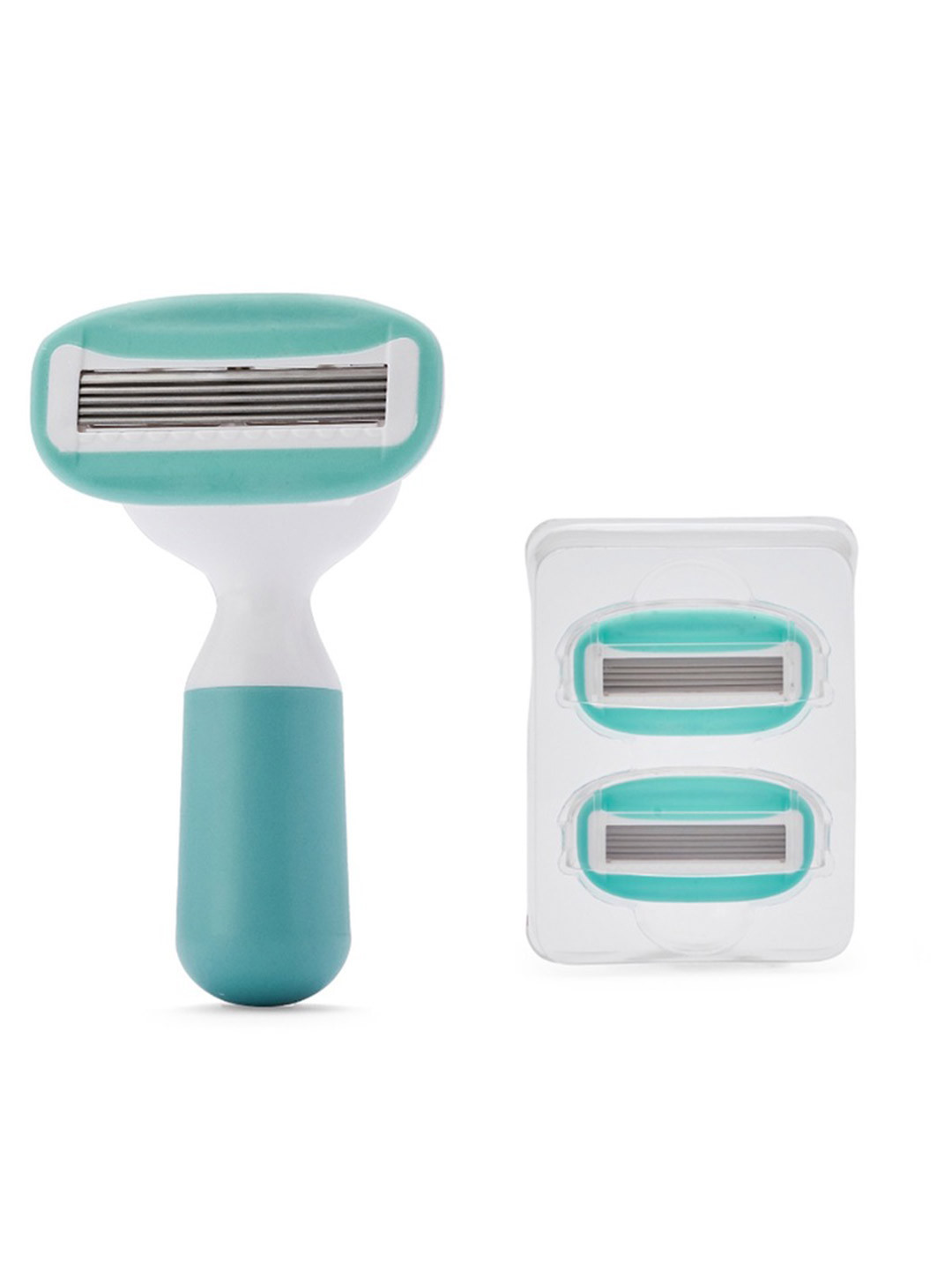 E1 Pretty Set Of 3 5-Blade Razor & Cartridges Combo For Smooth Shave