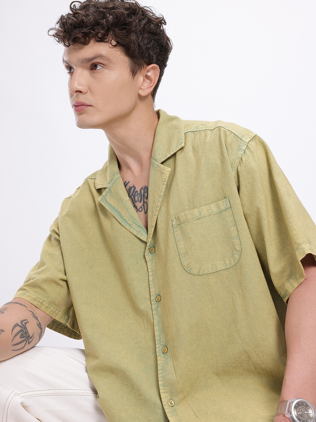 glitchez Washed Oversized Shirt