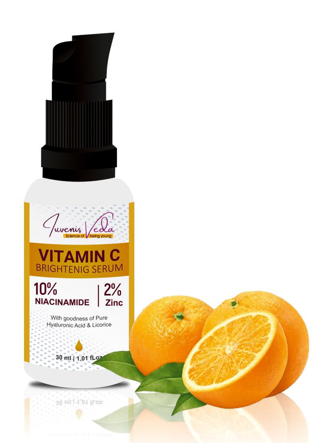 IUVENIS VEDA Vitamin C Brightening Face Serum With Niacinamide - 30ml