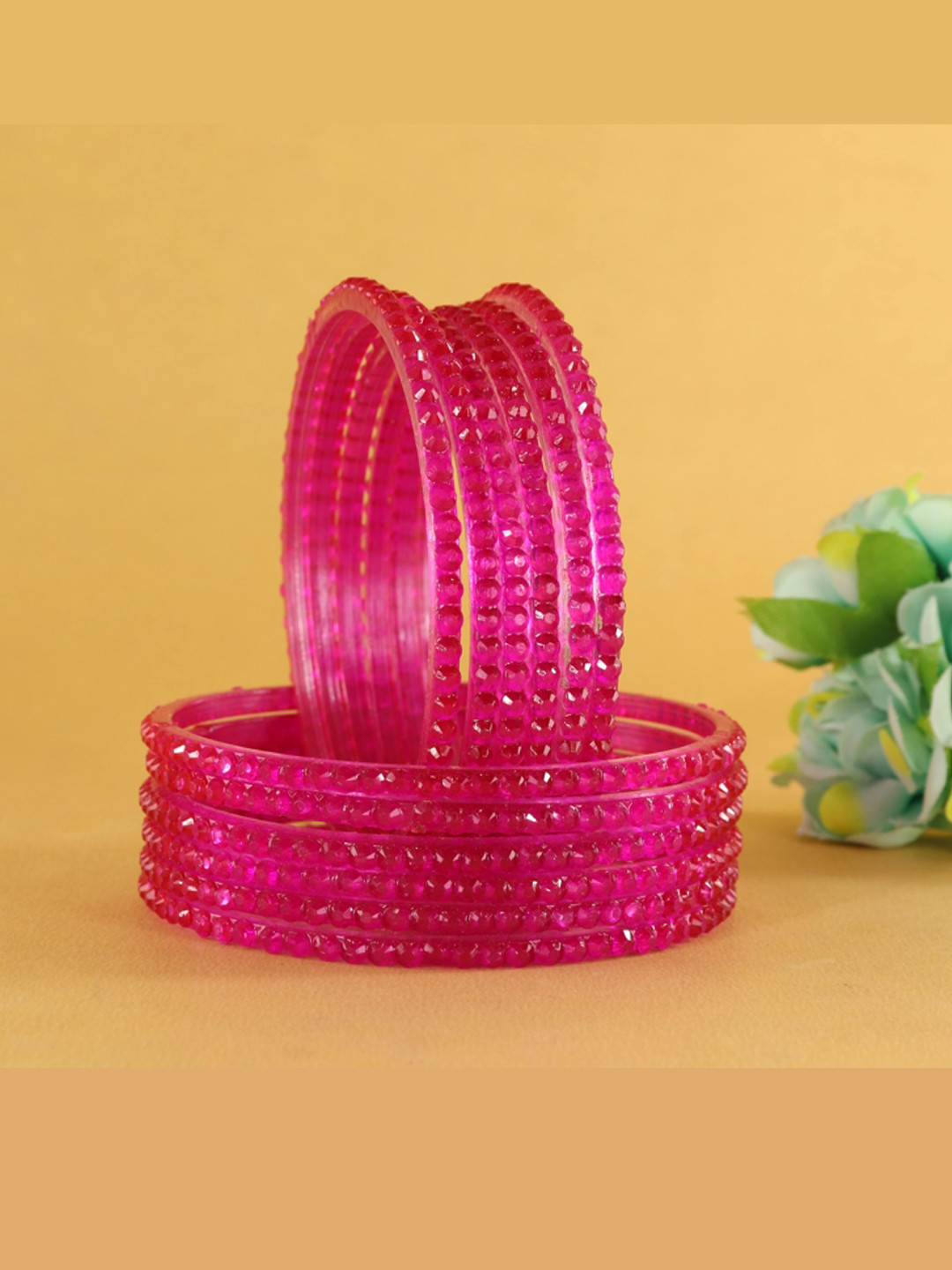 LAVAZZA Set Of 12 Stone-Studded Bangles