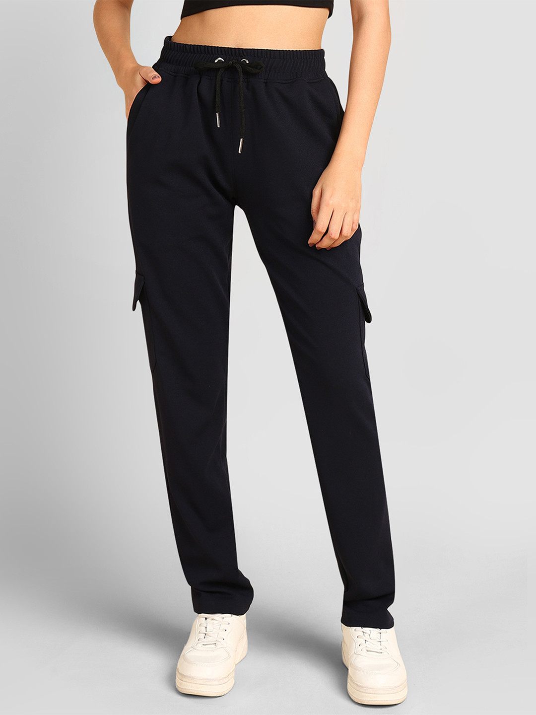 NEXSTEP Women Mid Rise Cargo Track Pant