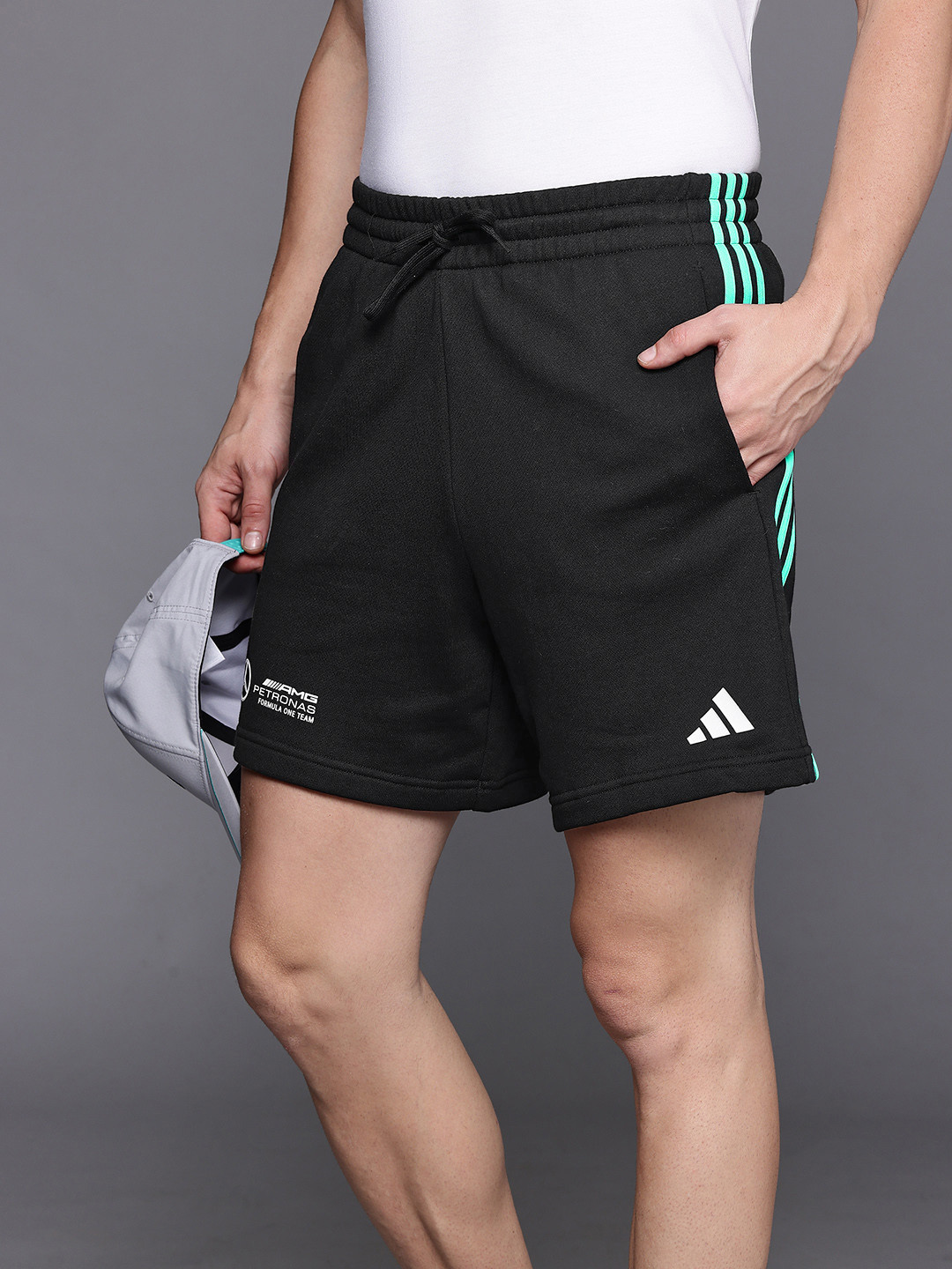 ADIDAS Men Mercedes AMG Petronas Formula One DNA Sports Shorts