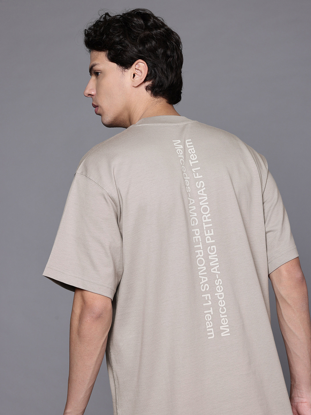 ADIDAS Mercedes AMG Petronas Relaxed Fit Cotton Sweat T-shirt