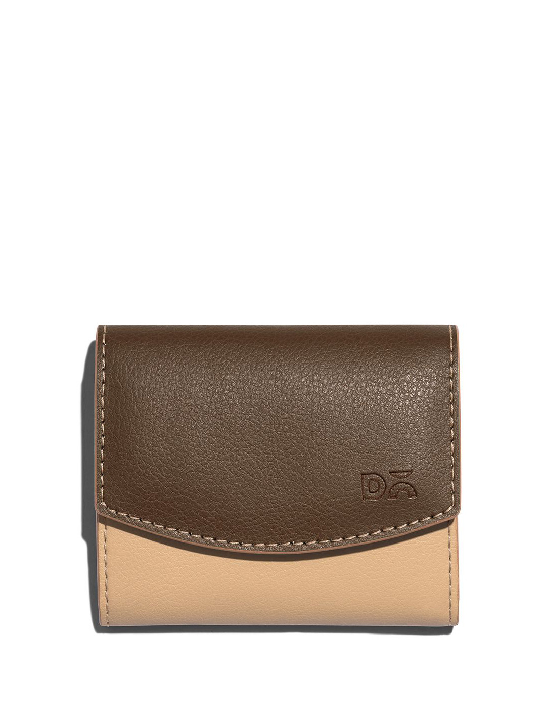 DailyObjects Walnut Brown Fliptop Cash & Card Wallet