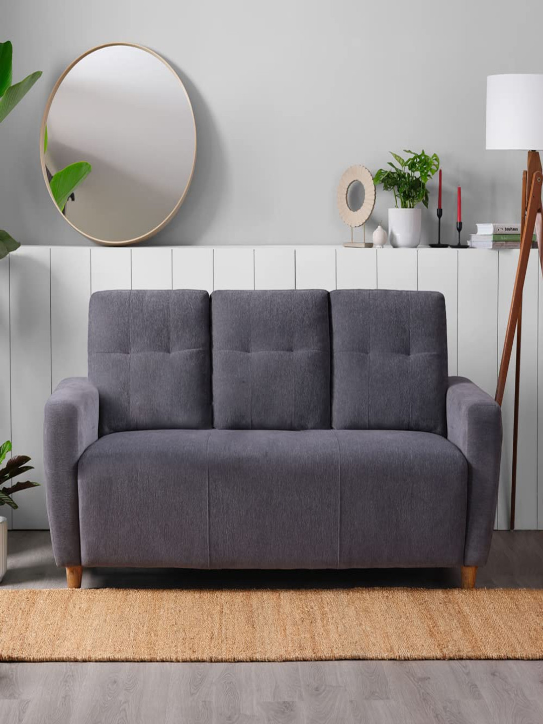 Sleepyhead Yolo 3 Person Sofa Fabric Sesame Grey