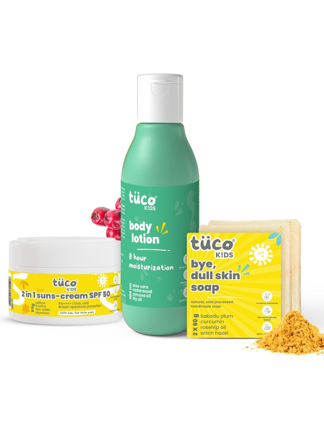 Tuco Intelligent Kids Pack of 3 Dull Skin Kit