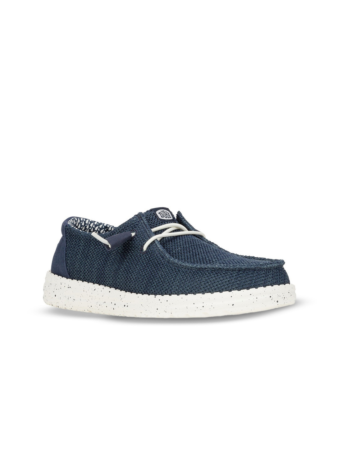 HEYDUDE Women Wendy Stretch Sox Woven Design Slip-on Stretch-Lace Loafers