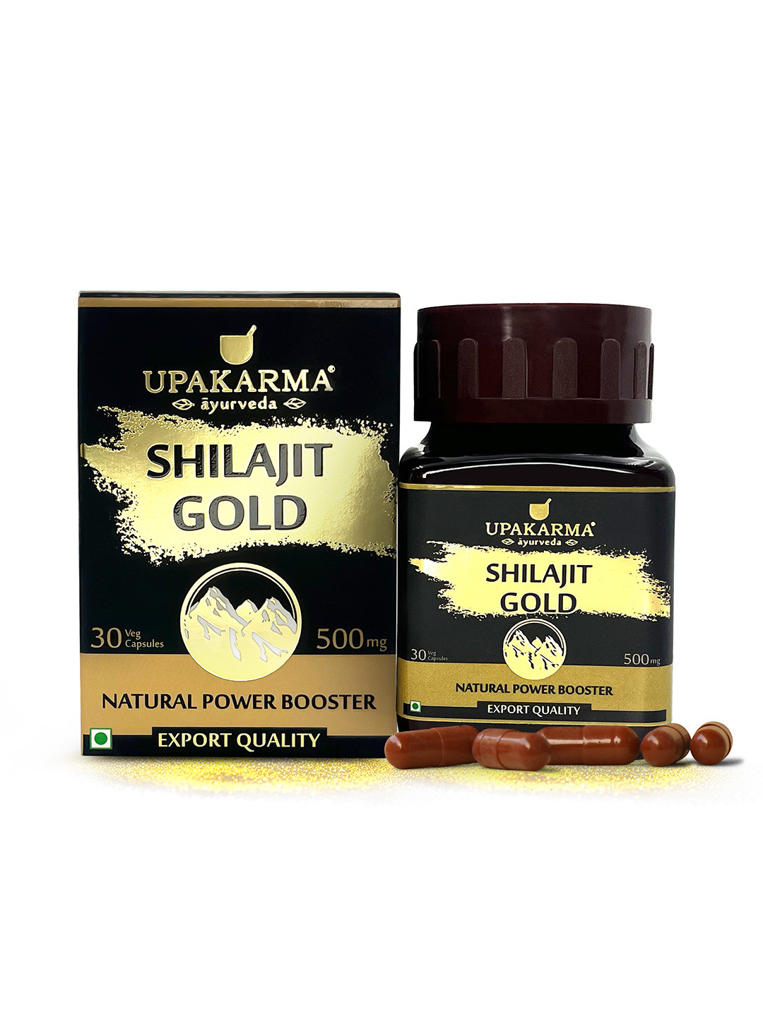 UPAKARMA Shilajit Gold Capsules - 30 Capsules