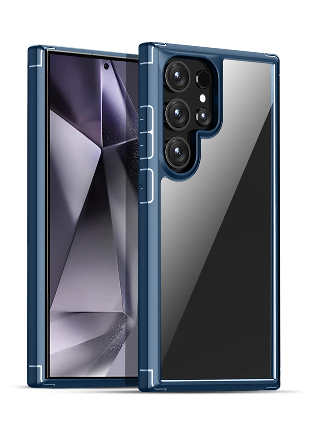 Karwan Solid Samsung S23 Ultra 5G Shockproof Bumper Back Case