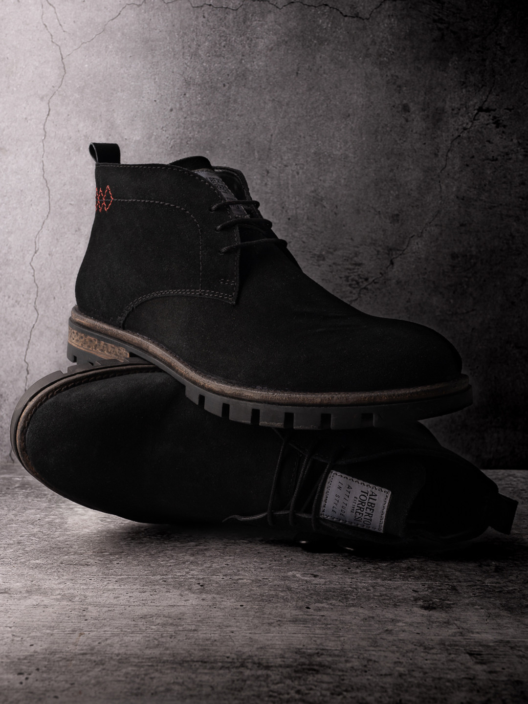 Alberto Torresi Headon Series Devl559 Men Leather Regular Boots