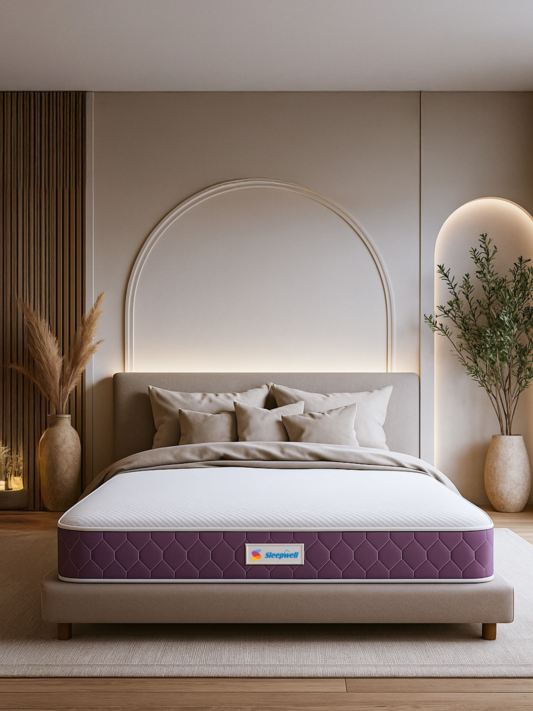 Sleepwell Ortho 6 inch Single Memory Foam Mattress - 72 inch x 30 inch