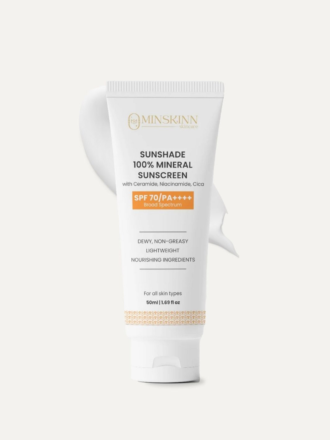 Minskinn Skincare Sunshade 100% Mineral Sunscreen SPF 70 PA++++ - 50 ml